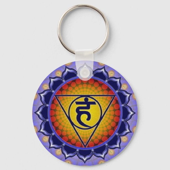 Llavero Chakra - Throat - Keychain (Anverso)