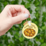 Llavero Challah Bread Happy Hanukkah Chanukah Holiday<br><div class="desc">Keychain features an original marker illustration of a delicious loaf of challah bread. Perfect for Hanukkah holiday celebrations!

Don't see what you're looking for? Need help with customization? Click "contact this designer" to have something created just for you!</div>