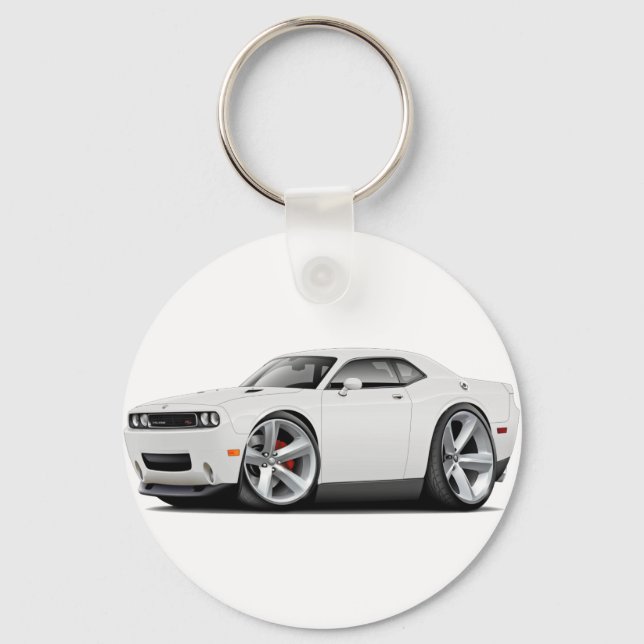 Llavero Challenger RT Auto Blanco 2009-11 (Anverso)