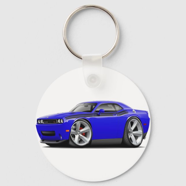 Llavero Challenger RT Blue-Black Car 2009-11 (Anverso)