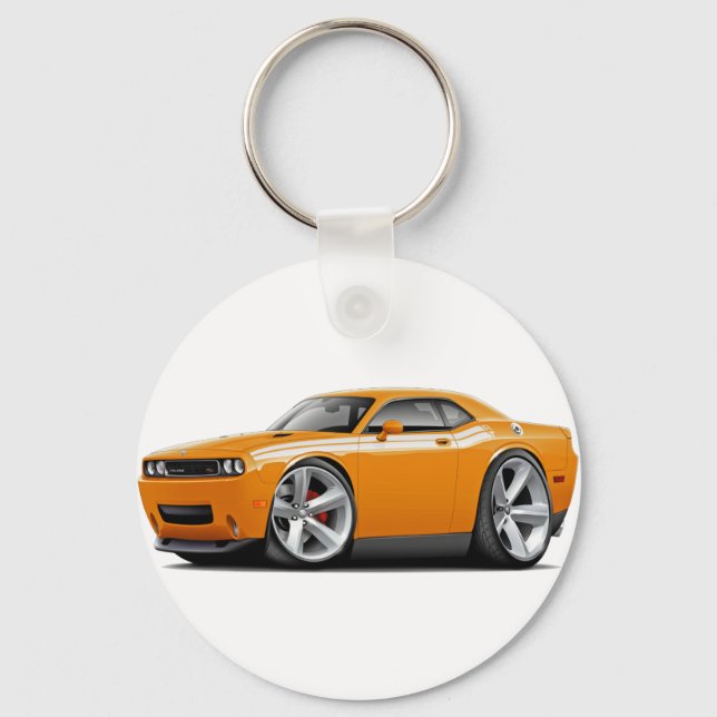 Llavero Challenger RT Naranja-Blanco 2009-11 (Anverso)