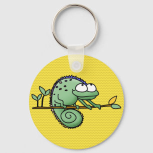 Llavero Chameleon Personalizado Lizard Cute