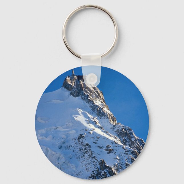Llavero Chamonix desde Aiguille de Midi, Mont Blanc, Franc (Anverso)