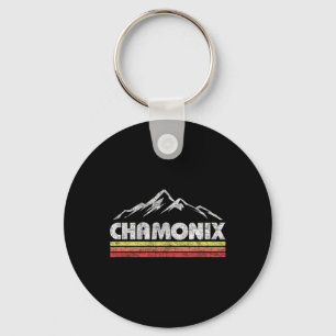 Llavero Chamonix Retro Vintage Souvenir de Montaña para Ho