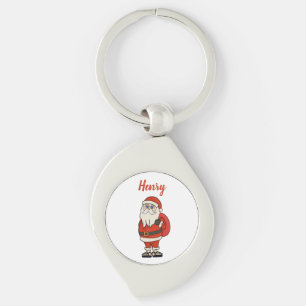 Llavero Chanclas de Navidad de Papá Noel personalizadas