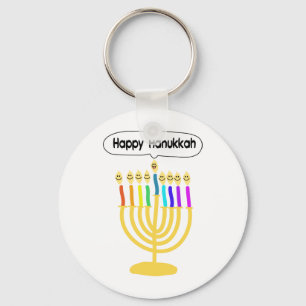 Llavero Channukah feliz Menora/Chanukia