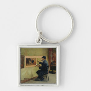 Llavero Charles Felipe Gevens, suegro del artista