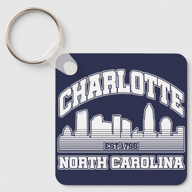 Llavero Charlotte, Carolina del Norte (Anverso)