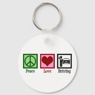 Llavero Chauffeur Peace Love Driing Business