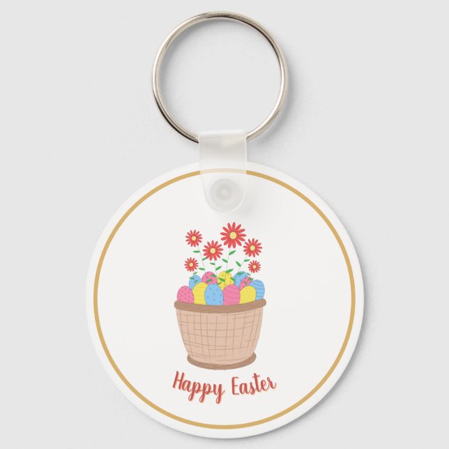 Llavero Chaveiro de Páscoa (Happy Easter) (Anverso)