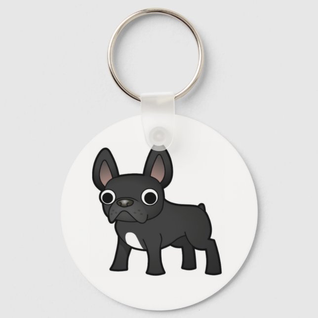 Llavero chaveiro frenchie (Anverso)