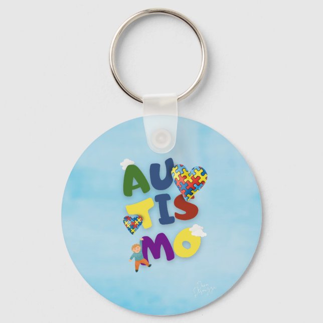 Llavero Chaveiro Mãe de Autista (Anverso)