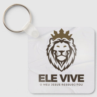Llavero Chaveiro personalizado Ele Vive (frente e verso)  