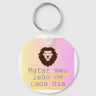 Llavero Chaveiro um leão por dia