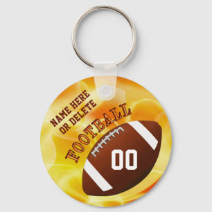 Llavero Cheap Personalized Football Keychains YOUR TEXT