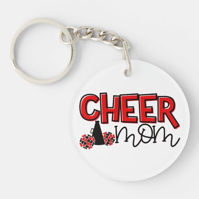 Llavero Cheer Mom Modern Typography (Frente)