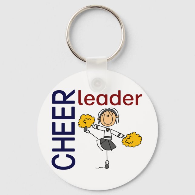 Llavero Cheerleader Stick Figure (Anverso)