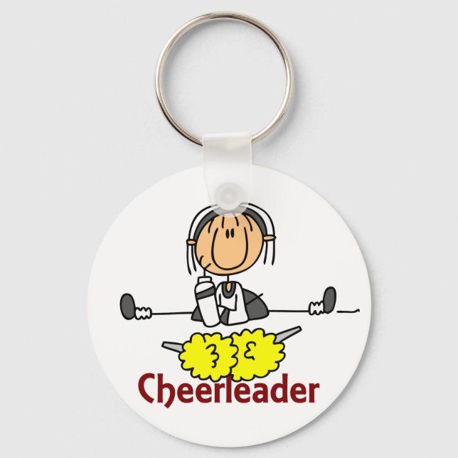 Llavero Cheerleader Stick Figure (Anverso)