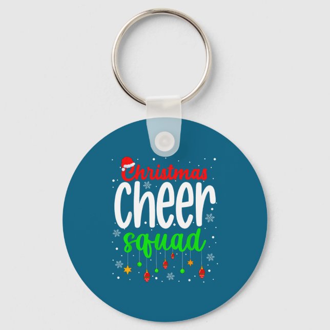 Llavero Cheerleading Srts Lover Christmas Cheer Squad  (Anverso)