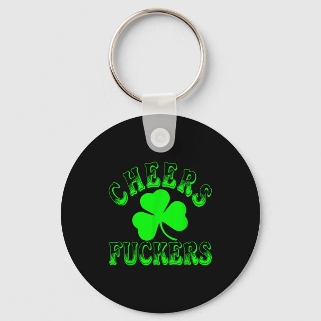 Llavero Cheers Forers Irish St Patricks Day Shamrock Tee  (Anverso)