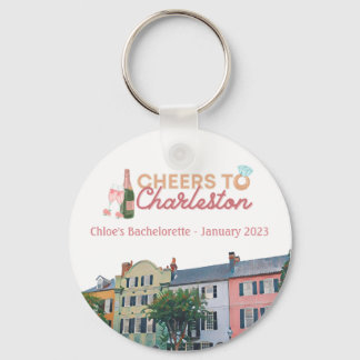 Llavero "Cheers to Charleston" Bach Party Keychain