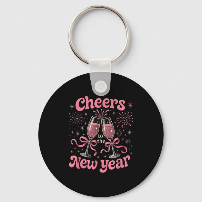 Llavero Cheers To The New Year 2026 Nk Celebration Gift  (Anverso)