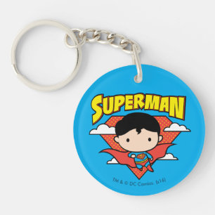 Llavero Cheet Superman Polka Dot Shield y Name