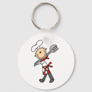 Llavero Chef Con Pinzas Para Ensalada