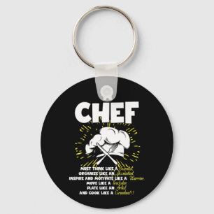 Llavero Chef De Instrucción Perfecto Para Cualquier Encarg