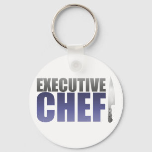 Llavero Chef ejecutivo azul