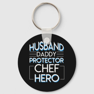 Llavero Chef Husband Daddy Protector Chef Her