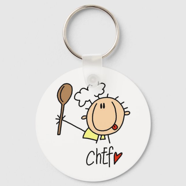 Llavero Chef masculino (Anverso)