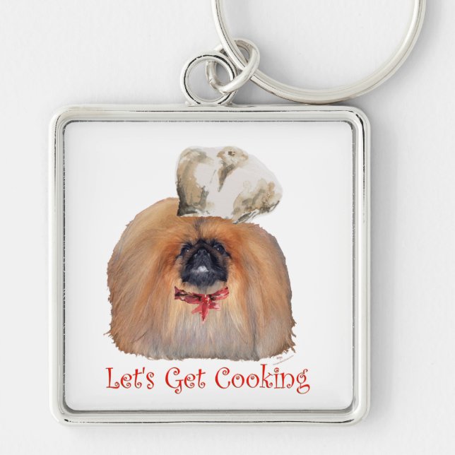 Llavero Chef pequinés - Macho (Frente)
