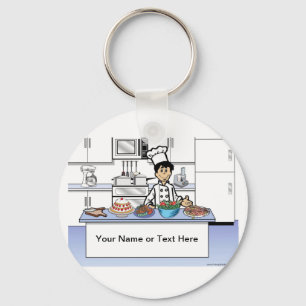 Llavero Chef personalizado, Cocinero - Personalizado mascu