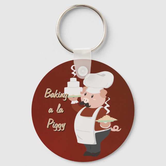 Llavero Chef Piggy Keychain (Anverso)