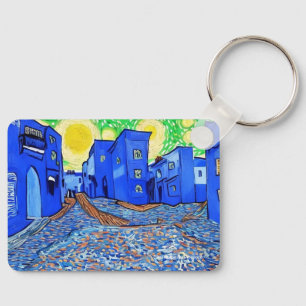 Llavero Chefchaouen, Marruecos en un anillo de claves