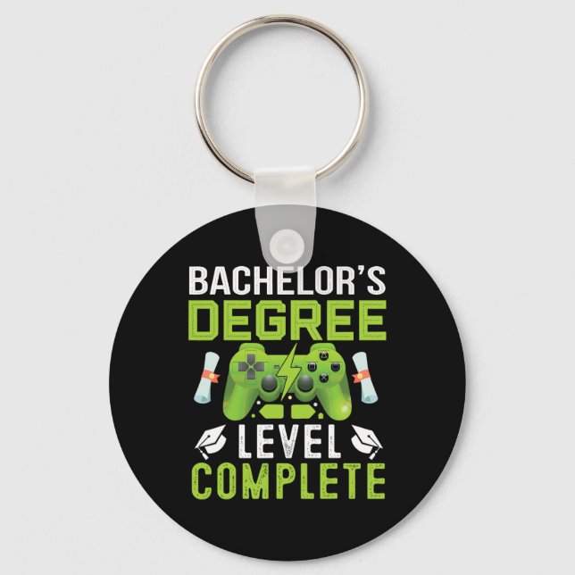 Llavero Chelor's Degree Level Complete Gamer College Finis (Anverso)