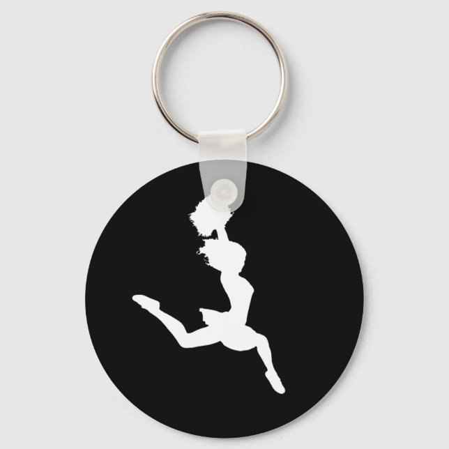 Llavero Cheque Silhouette Keychain Black (Anverso)