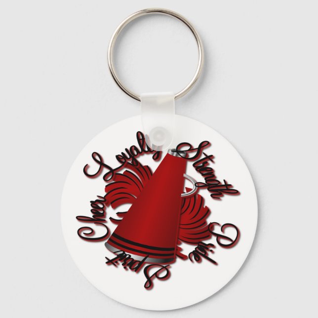 Llavero Chequear las cualidades negras y rojas (Anverso)