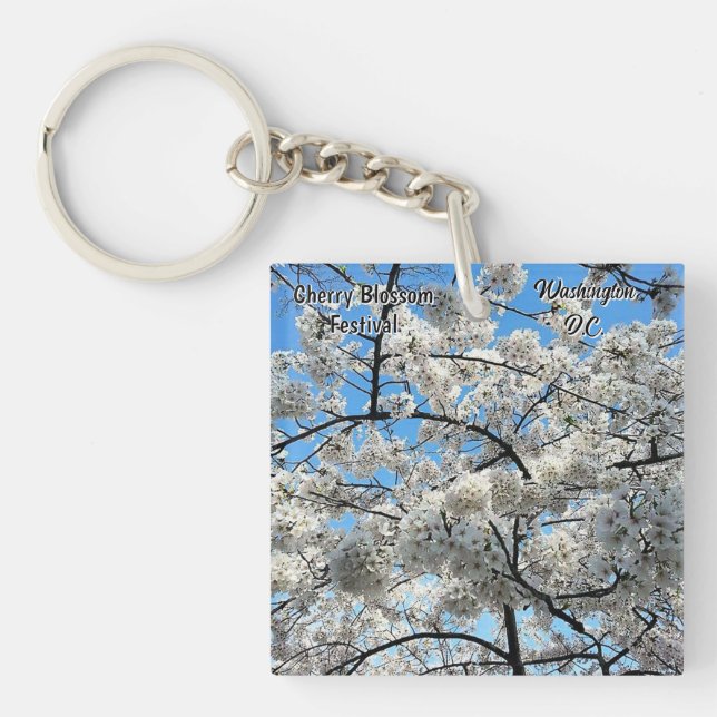 Llavero Cherry Blossom Festival Washington D.C. Souvenir (Frente)