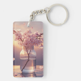 Llavero Cherry Blossom Serenity – Elegant Sakura Branch in