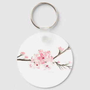 Llavero Cherry blossom watercolour