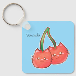 Llavero Cherry Fruit Cats