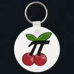 Llavero Cherry Pi<br><div class="desc">Funny Cherry Pi design,  perfect for t-shirts and gifts for pi day!</div>