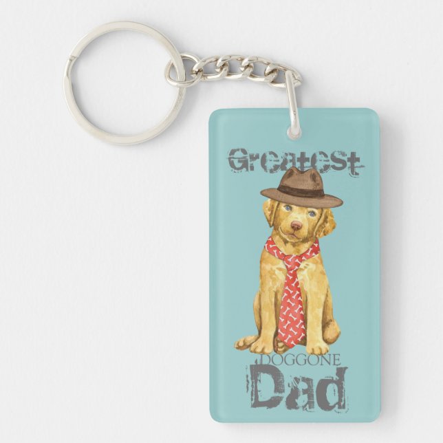 Llavero Chesapeake Bay Retriever Dad (Frente)
