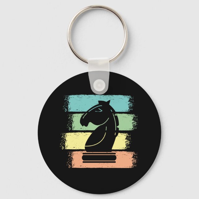 Llavero Chess Horse Retro (Anverso)