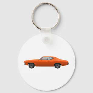 Llavero Chevelle 1969 SS: Final anaranjado
