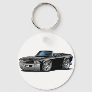 Llavero Chevelle Black Convertible 1969