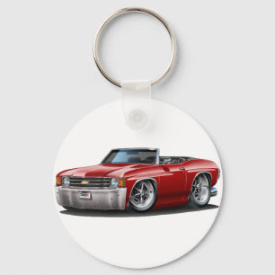 Llavero Chevelle Maroon Convertible 1971-72