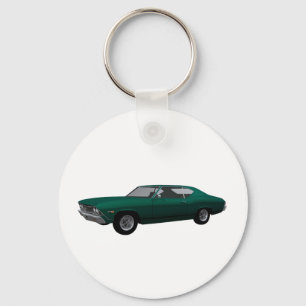 Llavero Chevelle SS de 1968: Fin verde